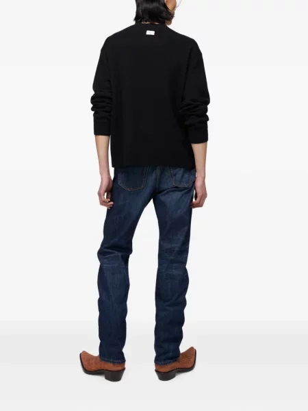 Pulover Acne Studios din cașmir cu autograf negru