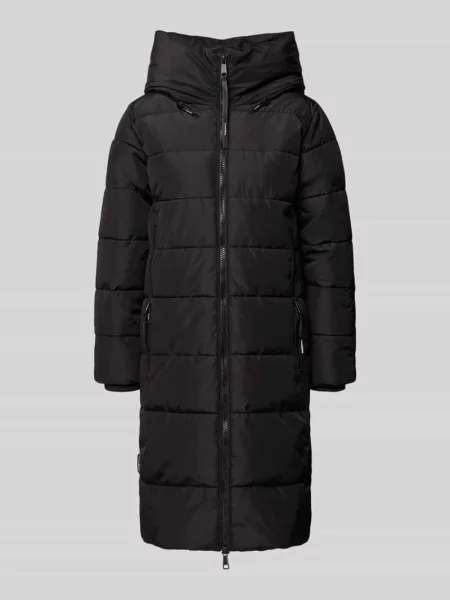 Krój regular fit Kurtka w stylu puffer z ocieplaną stójką Model Jilia' Khujo czarna