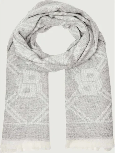 BOSS BLACK De lână șal Cecylia negru