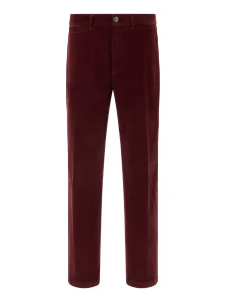 Boggi Milano Pantaloni burgundy roșu