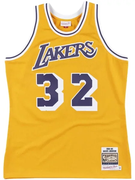 Košile Mitchell & Ness jersey žlutá