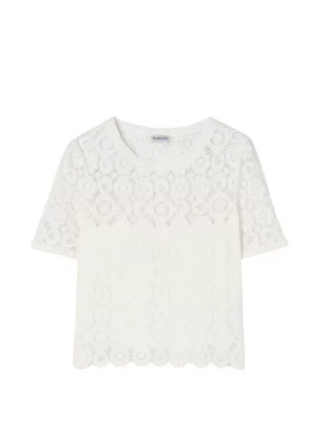 Top Burberry din dantelă