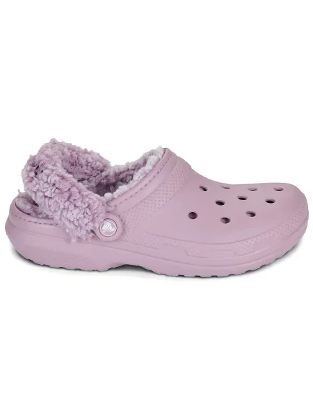 Fleecová klasická fleecová mikina Crocs fialová