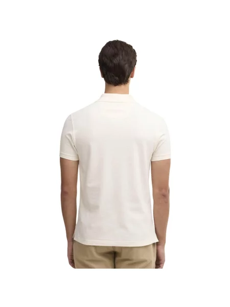 Tricou Barbour în carouri alb