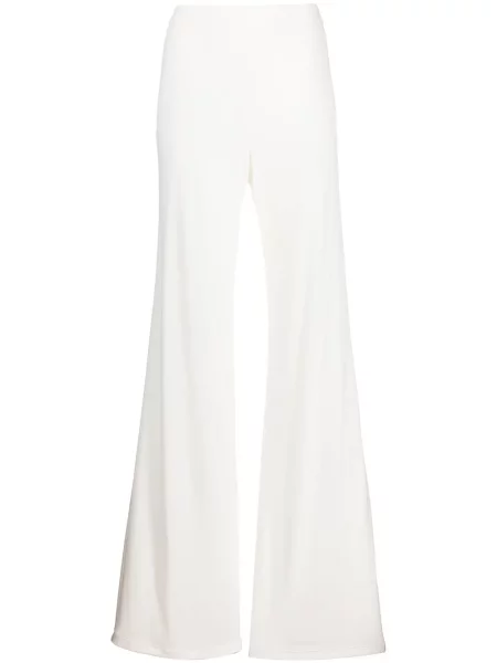 Pantaloni Alberta Ferretti evazate alb