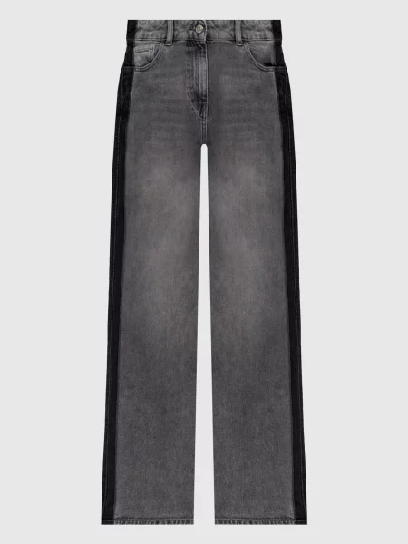 Джинси з патчем Twinset сірі