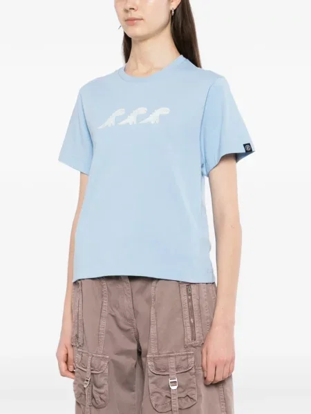 Marškinėliai Sport B. By Agnès B. su aplikacija mėlyna