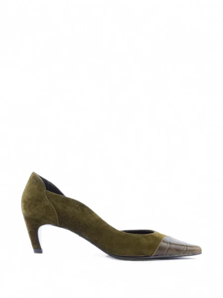 Pantofi cu toc Lola Cruz verde