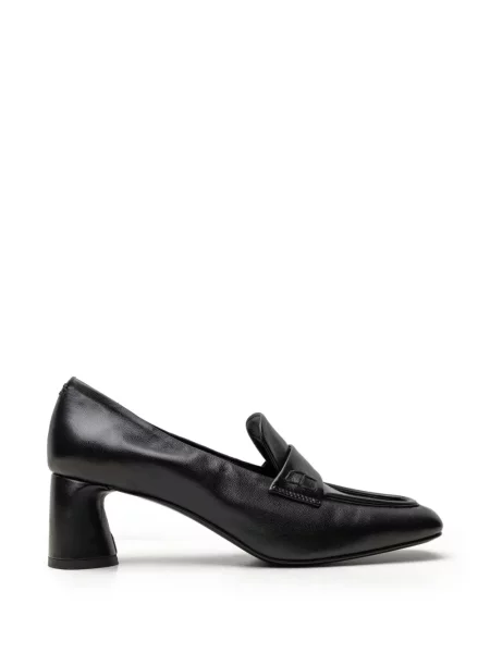 Pantofi cu toc Chuckies din piele negru