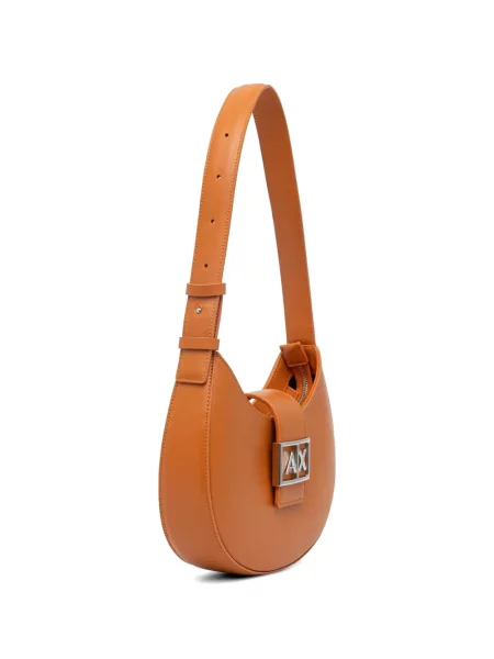 Shopper torbica Armani Exchange s autogramom narančasta