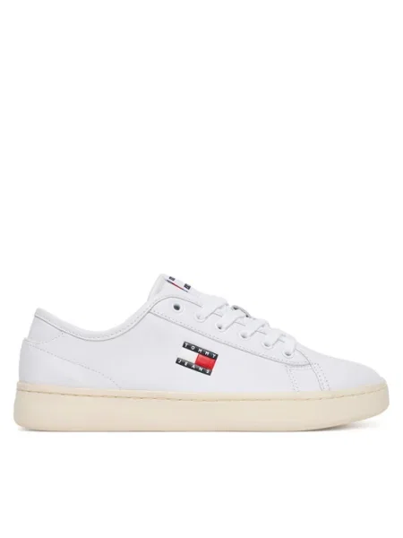 Teniși Tommy Jeans Tjw Lightweight Court alb