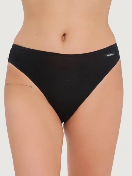 Женские трусики бикини чорні