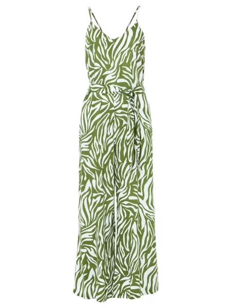 Bonprix Salopeta verde alb