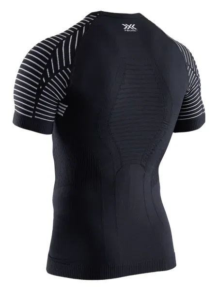 Tricou X-bionic cu dungi negru