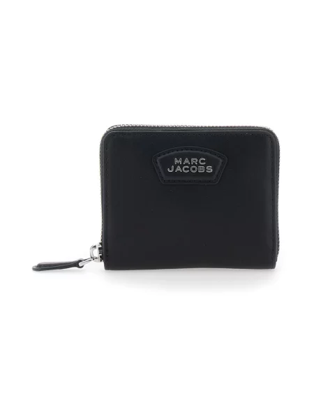 Kompaktowy portfel Marc Jacobs elegancki czarny