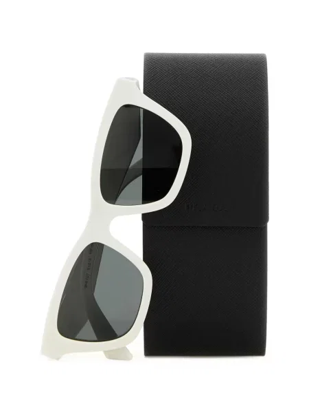 Ochelari de soare Prada Eyewear cu imagine alb