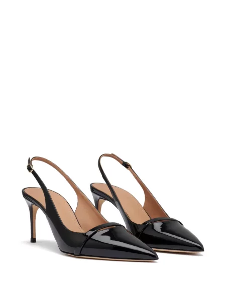 Pantofi cu toc Malone Souliers din piele de lac negru