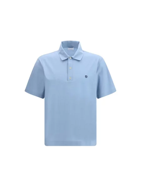 Koszulka polo Ferragamo niebieska