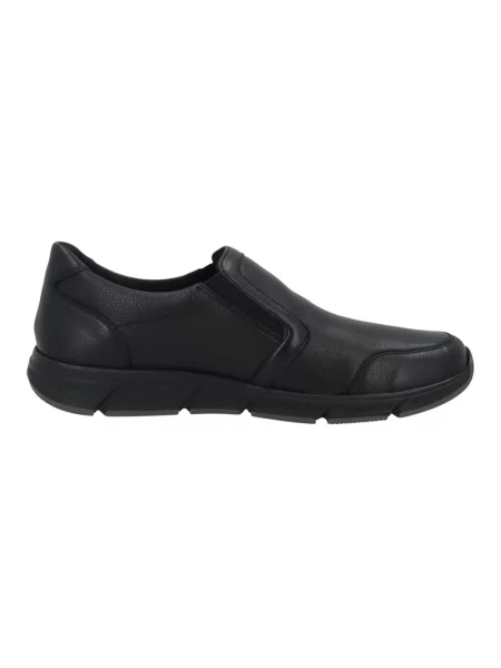 Sneakersy Solidus skórzane wsuwane czarne