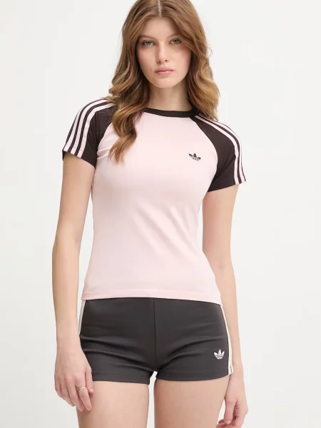 Adidas Originals t-shirt różowa