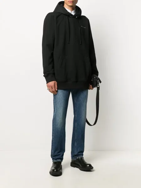 Hoodie 1017 Alyx 9sm με σχέδιο μαύρο