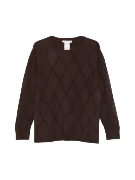 Sweter Marina Rinaldi wełniany brązowy