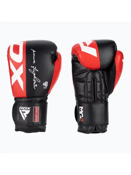 Boxerské rukavice RDX red/black černé