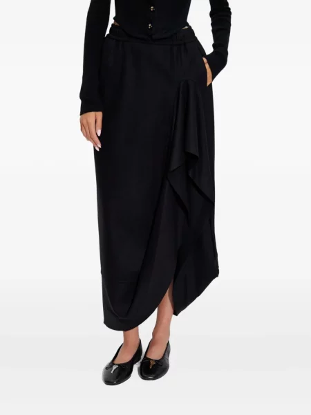 Fustă Vivienne Westwood cu volane negru