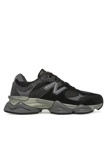 New balance Rövid szárú sportcipők szürke / sötétszürke / piros fekete