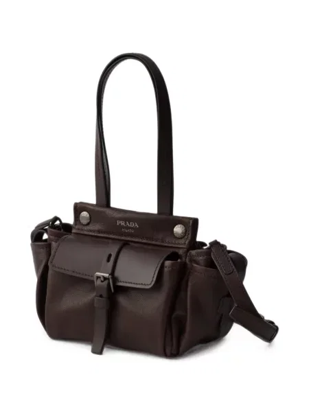 Geantă shopper Prada maro