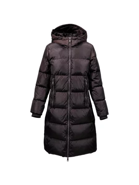 Armani Exchange De puf palton maro