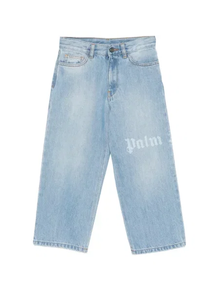 Jeansy dziecięce Palm Angels niebieskie
