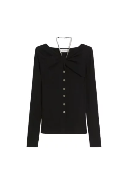 Kardigan Sportmax wełniany czarny