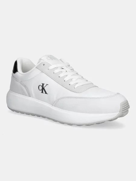 Calvin Klein Jeans Tenisky ATHLEISURE RUNNER LACEUP NY-SU bílé