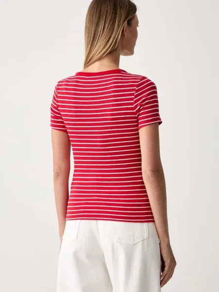 Levi's T-shirt z HAYES czerwona