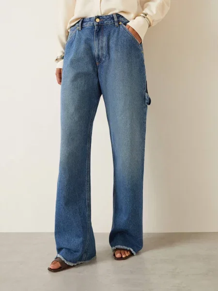 Darkpark Jeansy Straight Lara blau