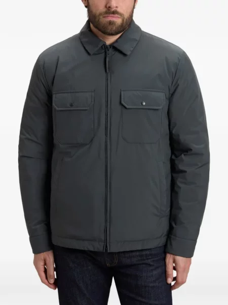 Geacă cămașă Woolrich gri