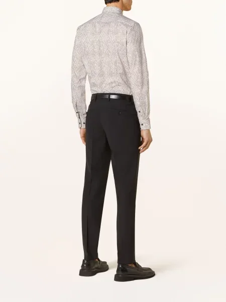 Olymp Koszula No. Six Super Slim beige beżowa