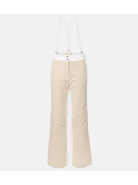 Jeździć na nartach spodnie dresowe Fusalp beżowe