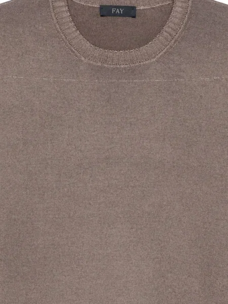 Pulover Fay de lână cu decolteu rotund