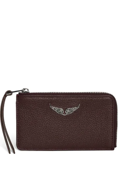 Kožni novčanik Zadig&voltaire ljubičasta