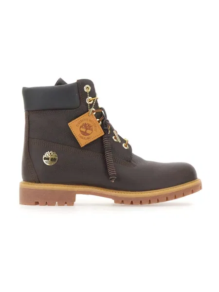 Botki Timberland skórzane wodoszczelne brązowe
