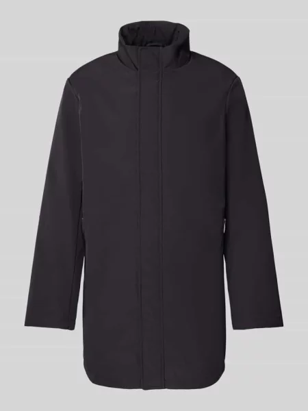Trencz ze stójką Armani Exchange granatowy