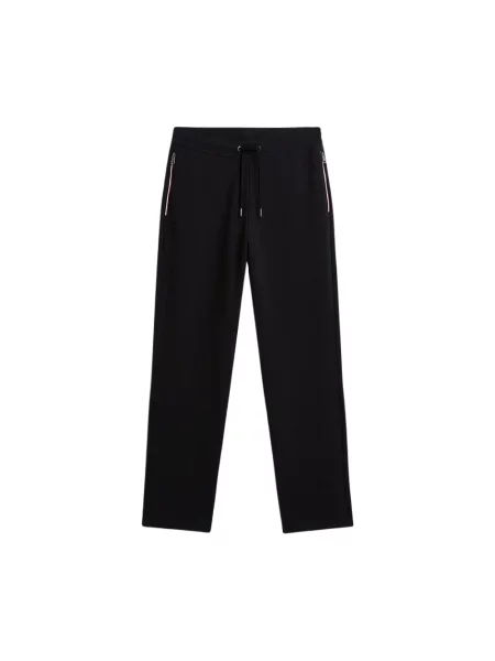Spodnie Tommy Hilfiger frotte czarne