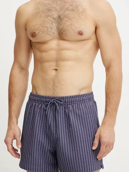 Abercrombie & Fitch szorty kąpielowe niebieski