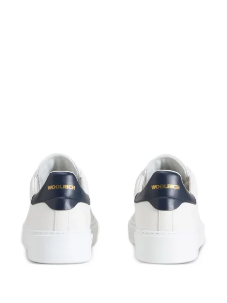 Fűzős csipkés klasszikus sneaker Woolrich fehér