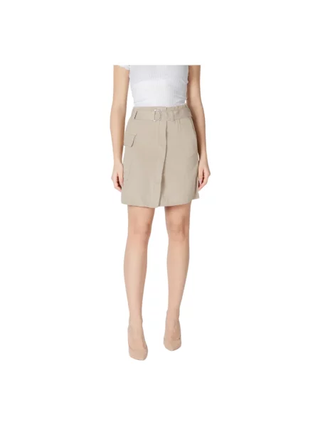 Spódnica Vila beżowa