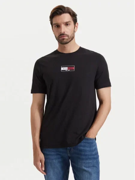 Tommy Hilfiger Majica Brand Love črna