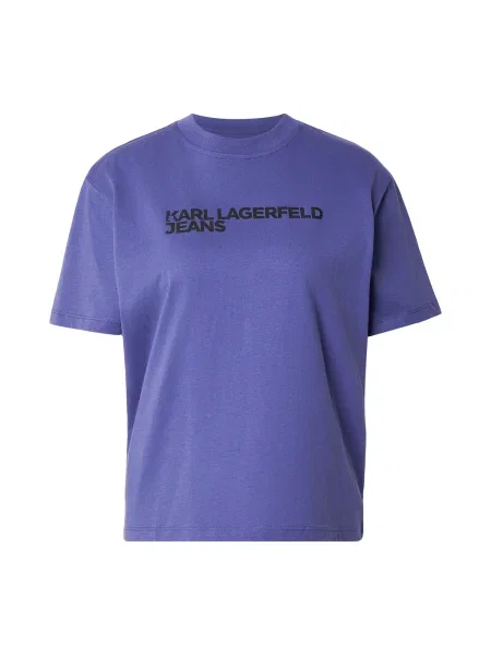 KARL LAGERFELD JEANS Tricou ESSENTIAL indigo negru