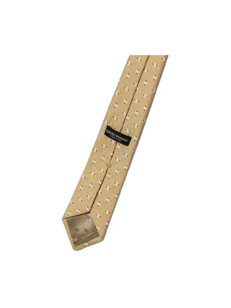 Krawat Emporio Armani żółty